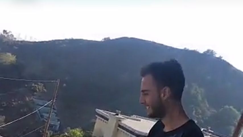 Marc Aurel Zeeb bei Bastian Yotta auf dem Balkon