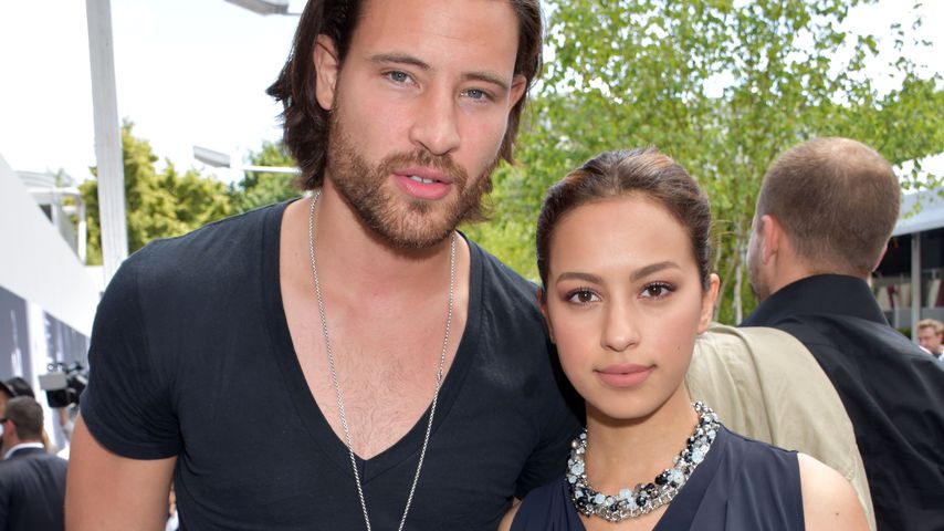 Marc Eggers und Gizem Emre bei der Mercedes Benz Fashion Week in Berlin