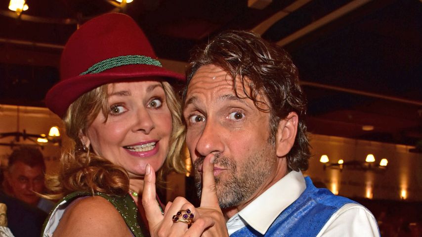 Maren Gilzer und Falk-Willy Wild bei der Angermaier Trachtennacht