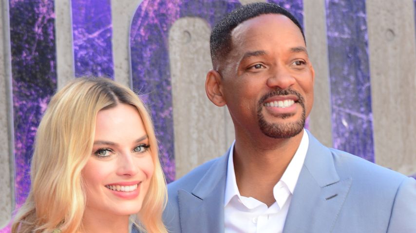 Margot Robbie und Will Smith in London