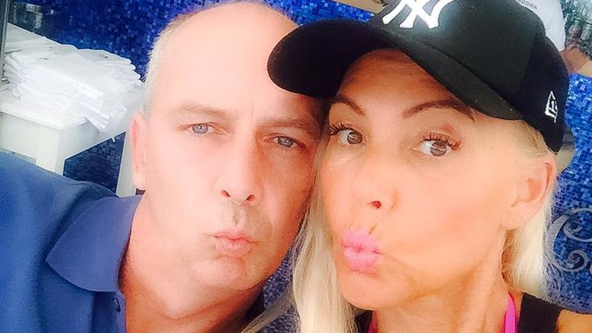 Mario Basler und Natascha Ochsenknecht auf Ibiza