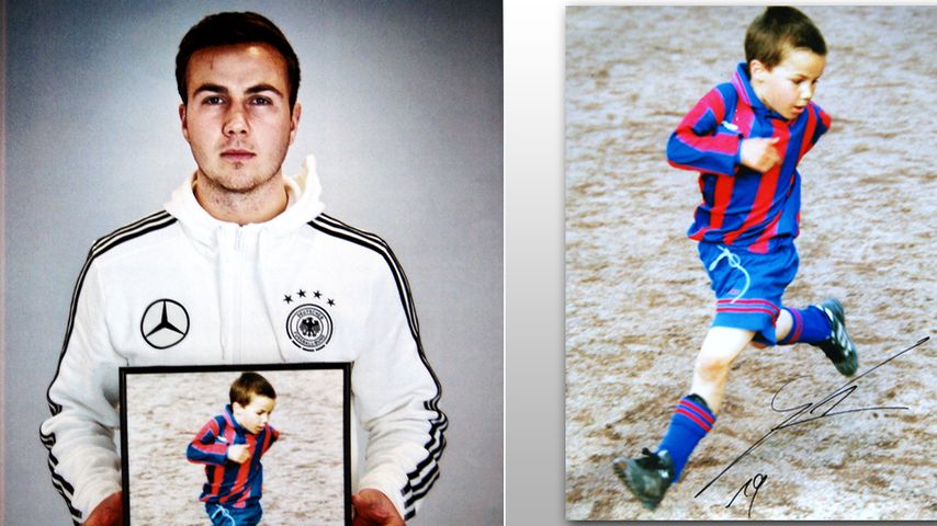 Mario Götze, heute und früher