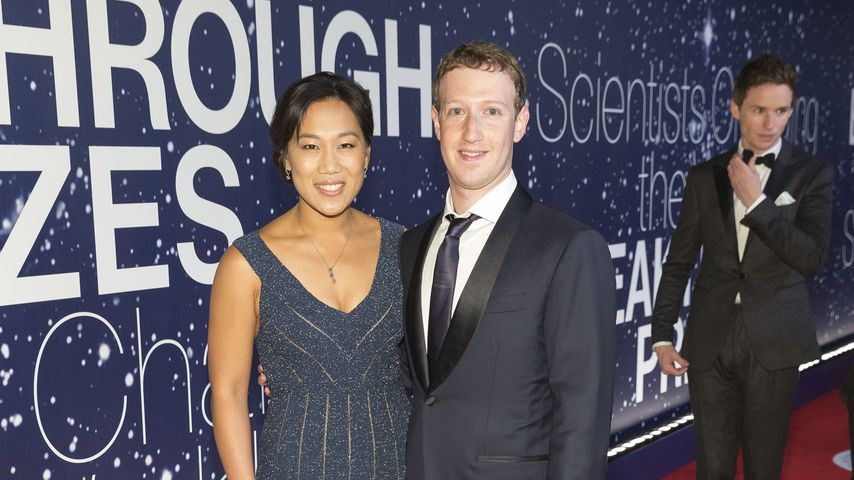 Mark Zuckerberg und Priscilla Chan auf einer Red-Carpet-Veranstaltung