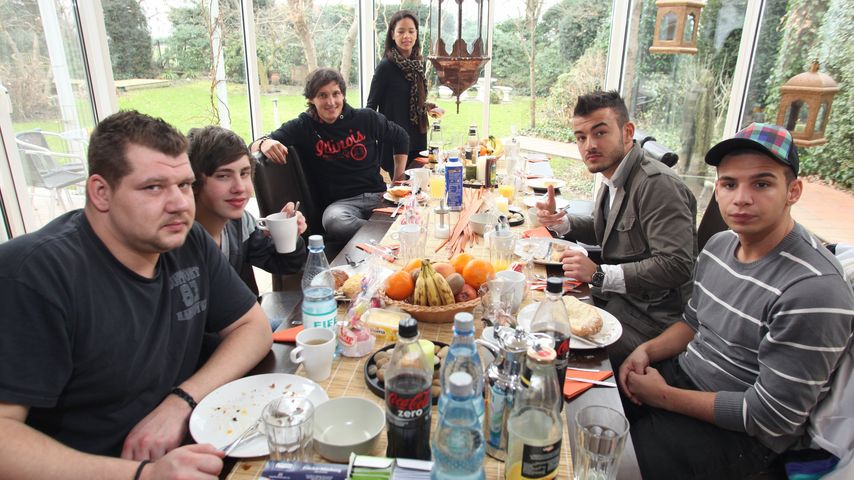 Marvin, Sebastian Wurth, Marco Angelini, Zazou Mall, Ardian Bujupi und Pietro Lombardi