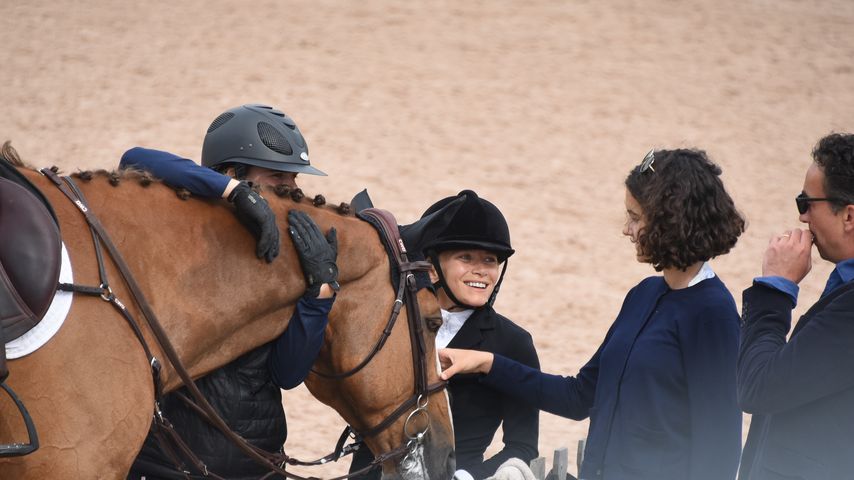 Mary-Kate Olsen und Olivier Sarkozy mit Freunden bei einem Reitturnier in den Hamptons