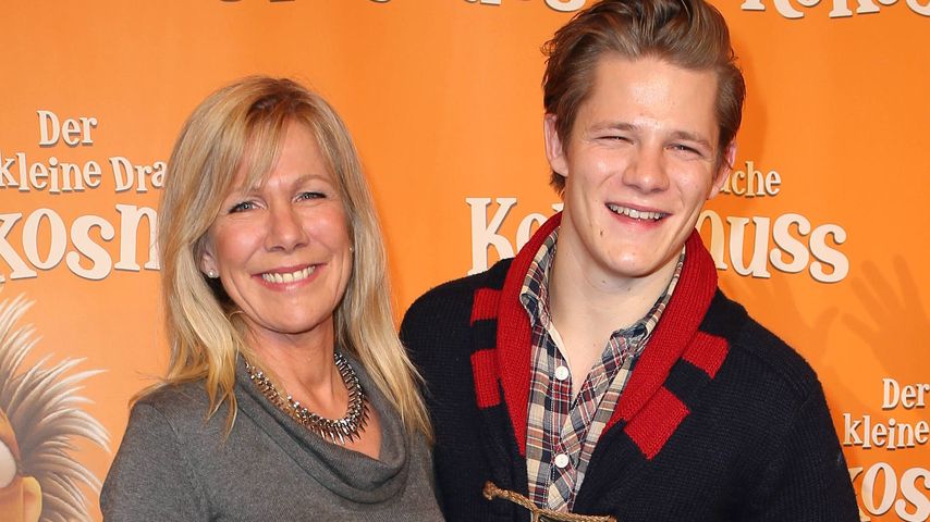 Ulrike von der Groeben mit Sohn Max von der Groeben