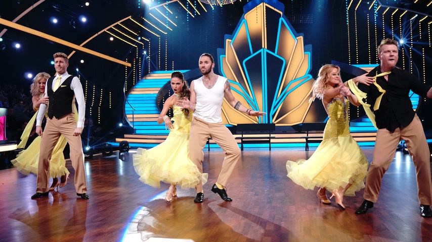 Maximilian Arland, Gil Ofarim und Bastiaan Ragas (v.l.) bei "Let's Dance"