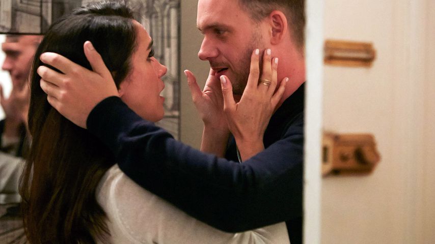 Meghan Markle und Patrick J. Adams in der Serie "Suits"