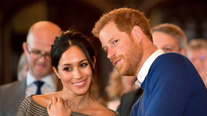Meghan Markle und Prinz Harry in Cardiff