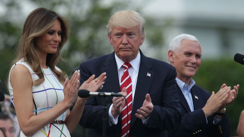 Melania Trump und Donald Trump beim Congressional Picnic