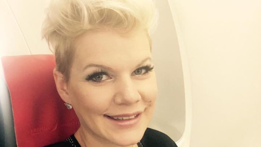 Melanie Müller auf dem Weg nach Monaco