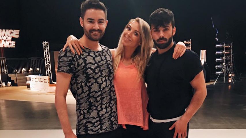 Menderes und Aneta Sablik beim Training von "Dance Dance Dance"