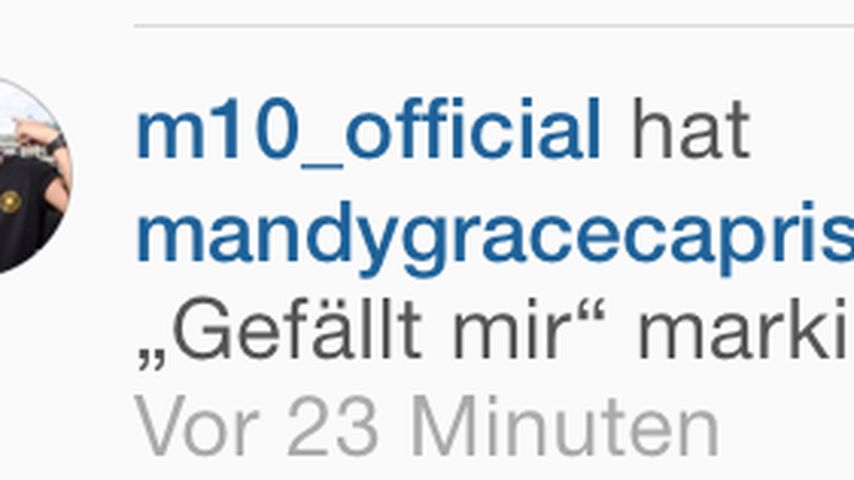 Mesut Özil und Mandy Capristo