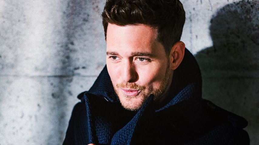 Michael Bublé mit Mantel