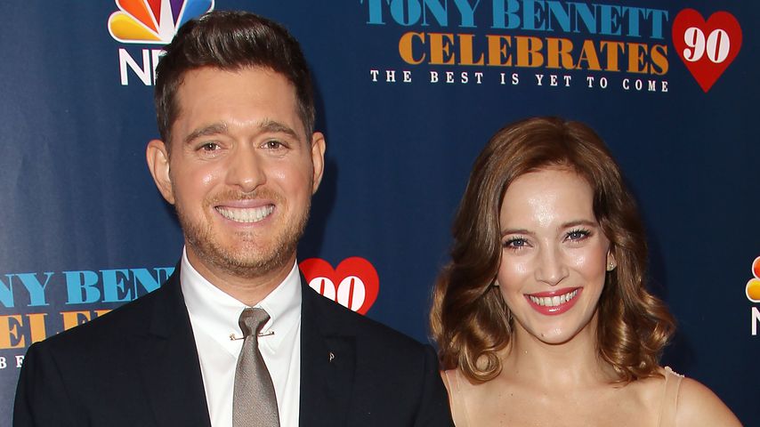 Michael Bublé und Frau Luisana Lopilato im September 2016 bei einer Veranstaltung in New York