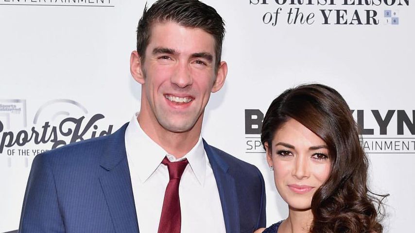 Michael Phelps mit Ehefrau Nicole