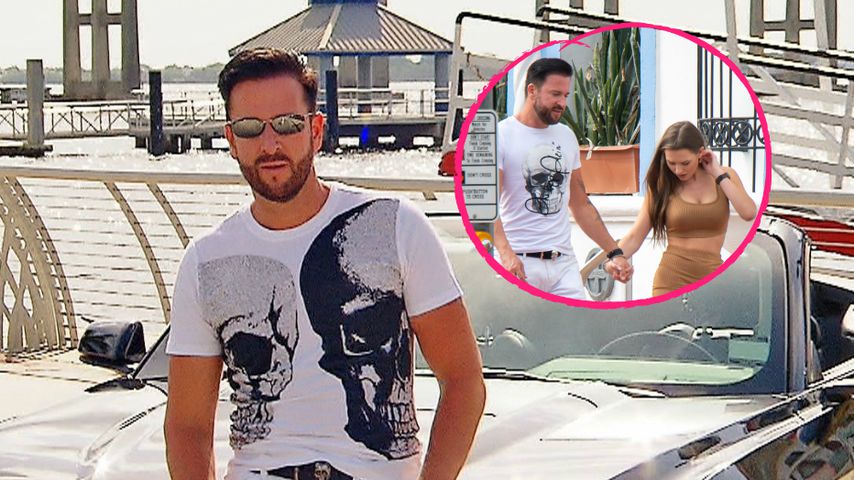 Michael Wendler und seine Freundin (18) turteln Hand in Hand