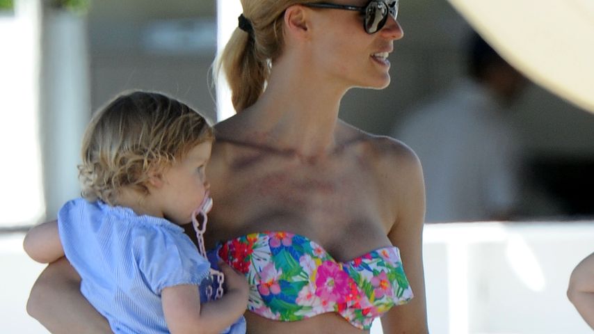 Michelle Hunziker mit Tochter Celeste in Forte dei Marmi