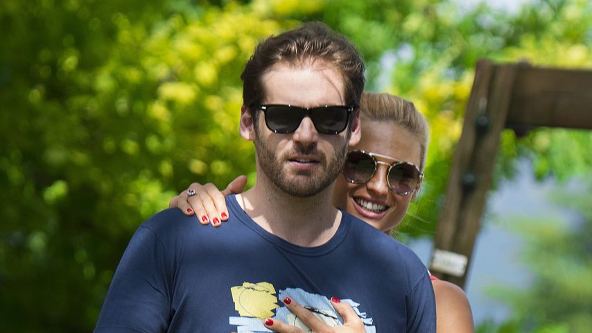 Michelle Hunziker und Tomaso Trussardi in Bergamo