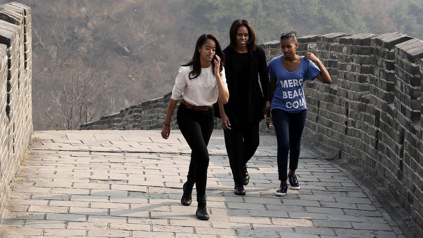 Michelle Obama und Malia Obama