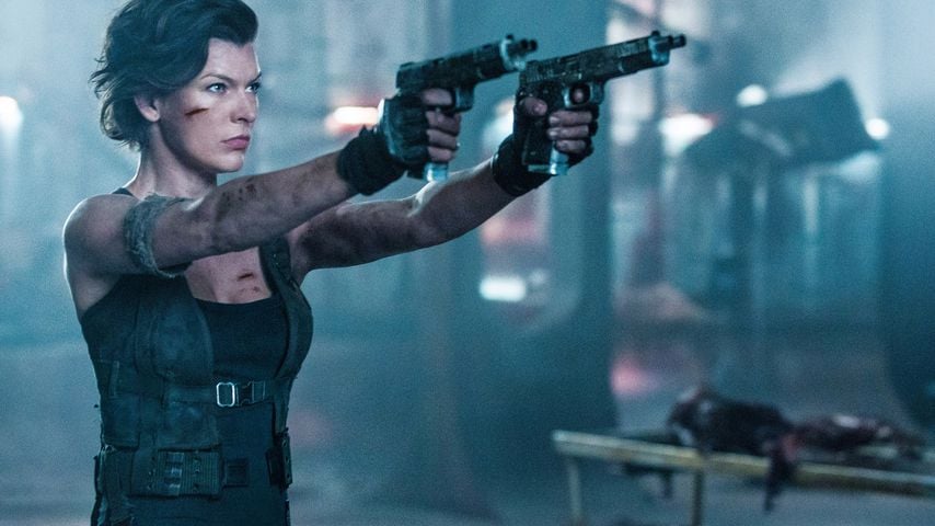 Milla Jovovich in ihrer Rolle der Alice bei "Resident Evil: The Final Chapter"