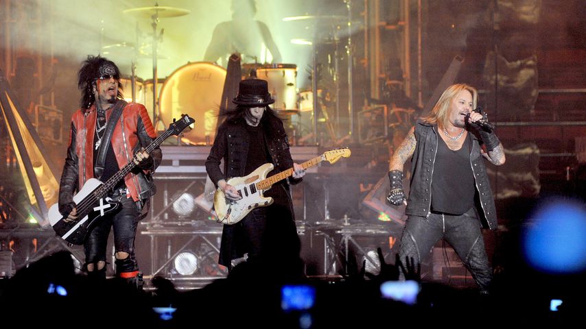 Mötley Crüe bei einem Auftritt in Mailand