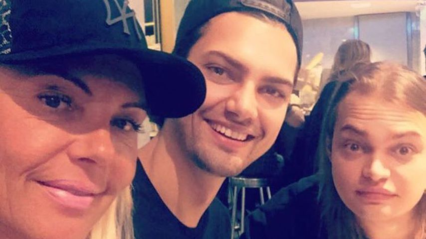Natascha, Jimi Blue und Wilson Gonzalez Ochsenknecht in Berlin