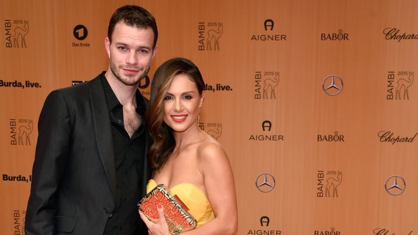 Nazan Eckes mit ihrem Ehemann Julian Khol bei der Bambi-Verleihung 2015