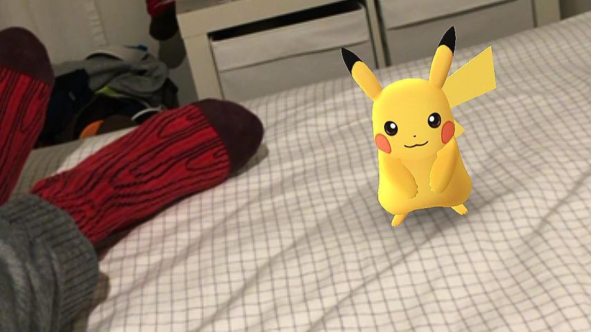 Pikachu in Nick Kyrgios' Schlafzimmer