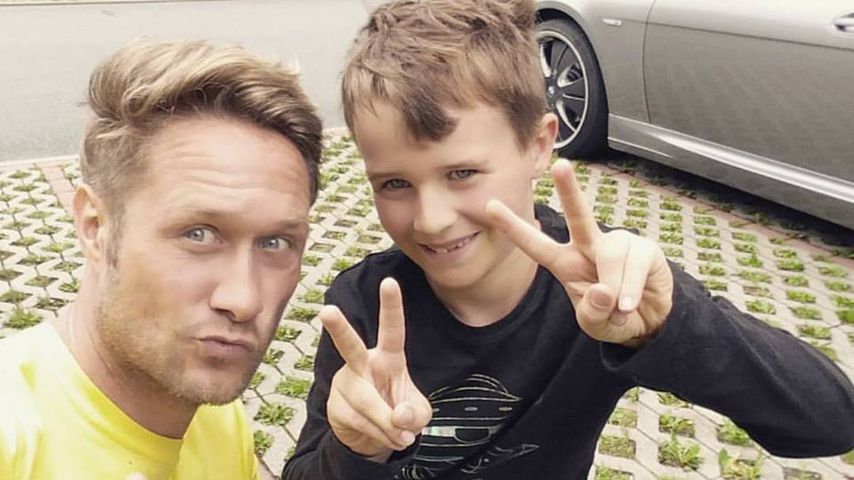 Nico Schwanz und sein Sohn Damian