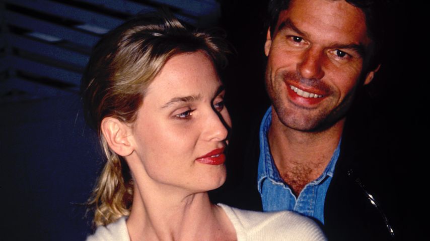 Nicollette Sheridan und Harry Hamlin 1991