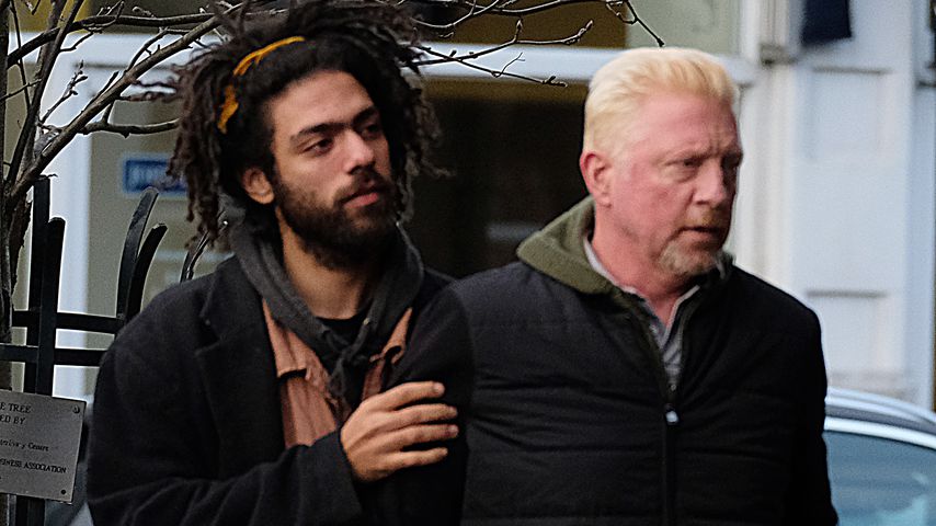 Noah und Boris Becker an seinem 50. Geburtstag