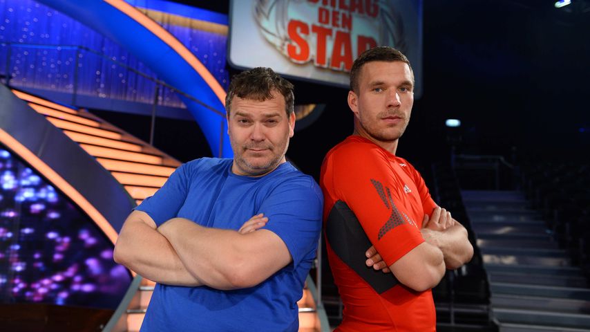 Lukas Podolski, Schlag den Star und Elton