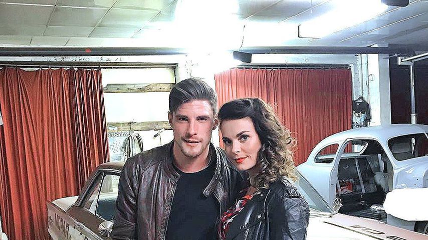Pascal Kappés und Denise Temlitz bei einem Shooting