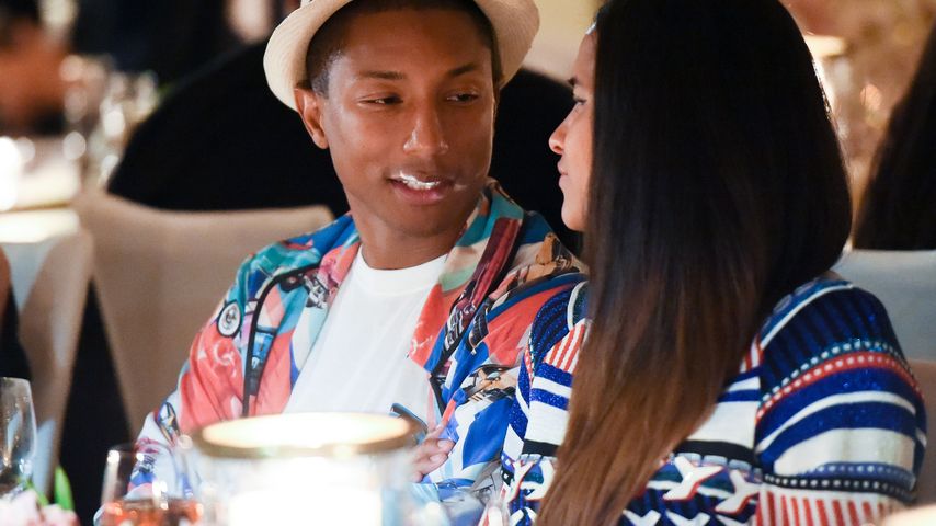Pharrell Williams und Helen Lasichanh beim Chanel No.5 L'eau Launch in West Hollywood