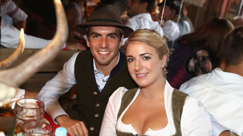 Philipp und Claudia Lahm auf der Wiesn 2016