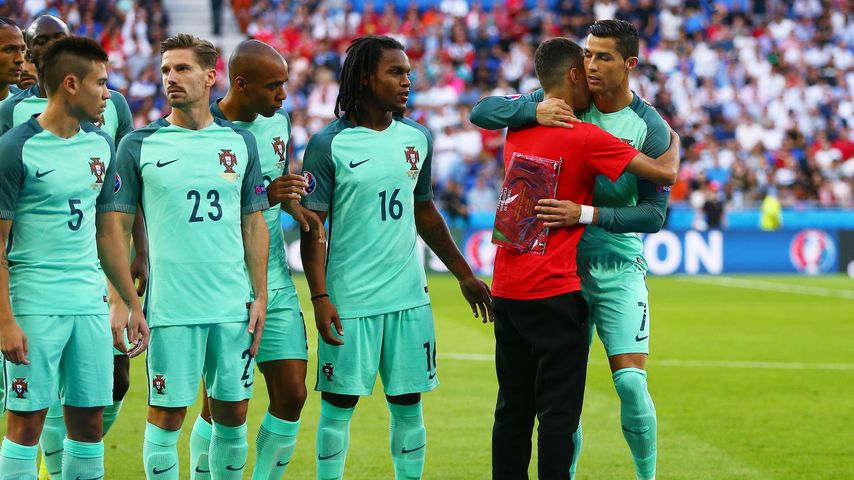 Photobomber bei der Fussball-EM 2016: Portugal vs Wales
