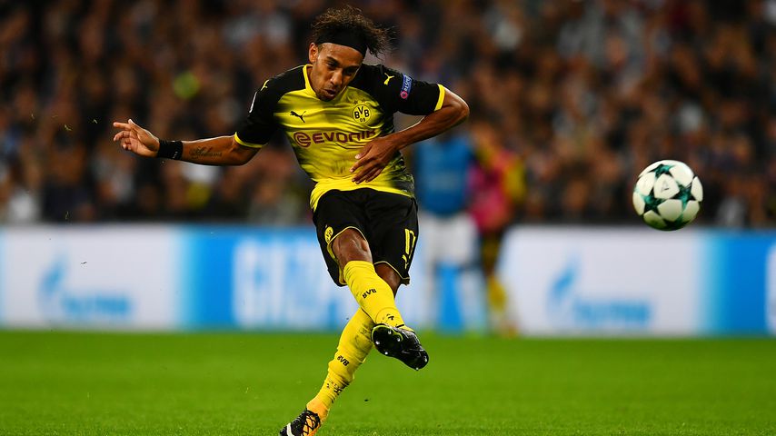 Pierre-Emerick Aubameyang bei einem Champions League-Spiel