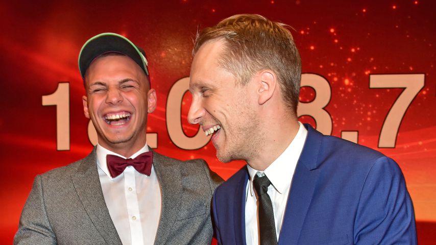 Pietro Lombardi und Oliver Pocher bei der "Ein Herz für Kinder"-Gala in Berlin