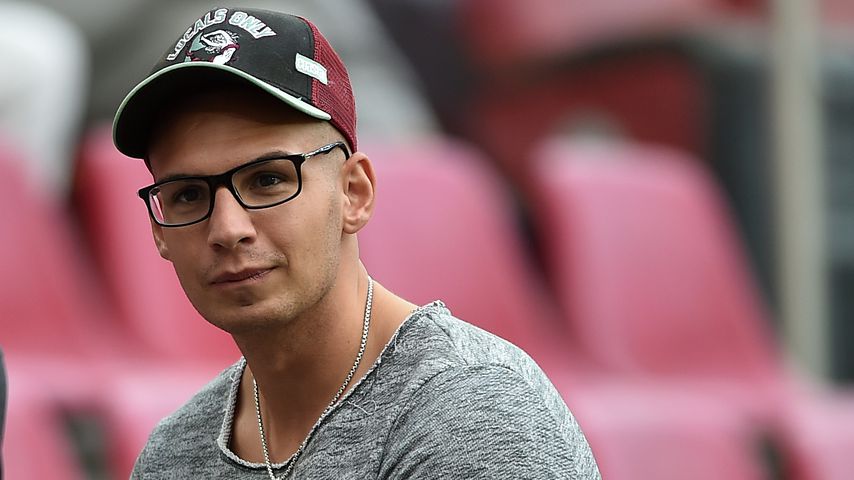 Pietro Lombardi beim Besuch eines Fußballspiels 2016