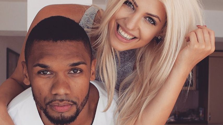 Playmate Sarah Nowak und Personal Trainer Dominic Harrison