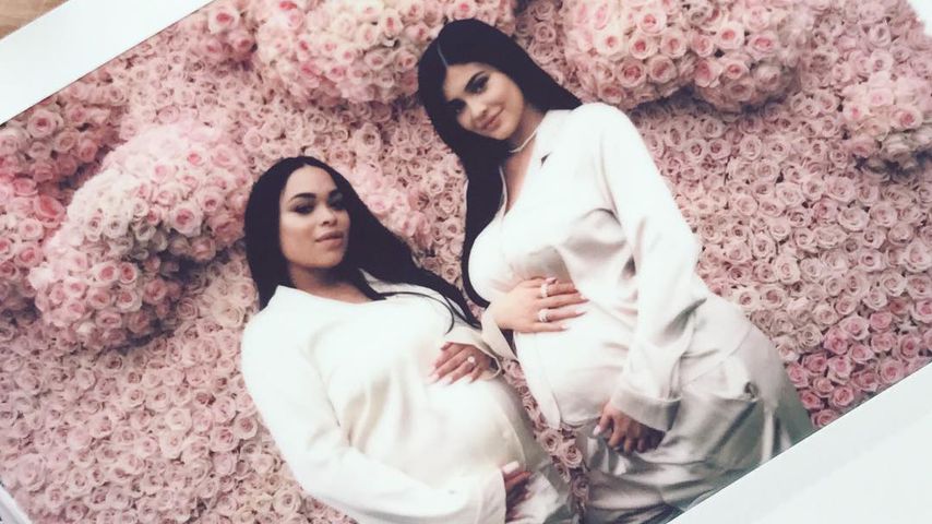 Heather Sanders und Kylie Jenner auf ihrer Baby-Party