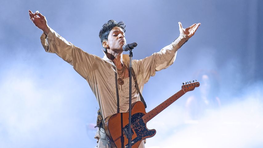 Prince bei einem Konzert