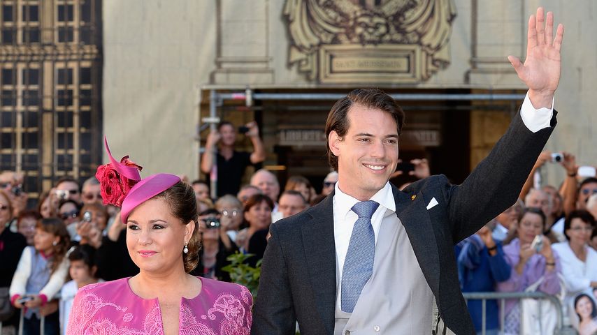 Prinz Félix von Luxemburg und Großherzogin Maria Teresa von Luxemburg 2013 in Frankreich