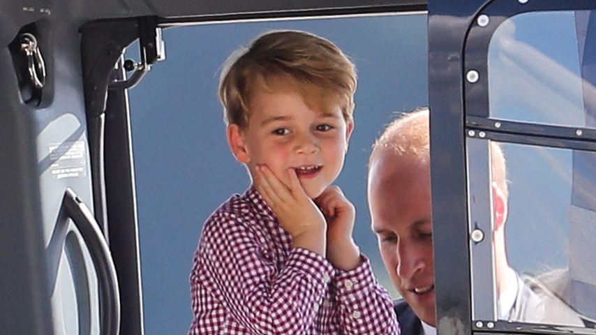 Prinz George am Flughafen Hamburg 2017