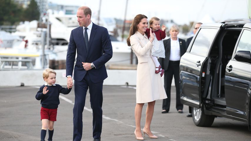 Prinz George, Prinz William, Herzogin Kate und Prinzessin Charlotte