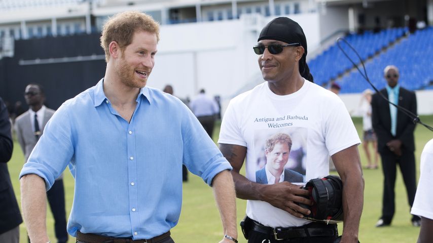 Prinz Harry bei einem Jugendsportfestival 2016 in Antigua