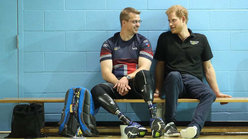 Prinz Harry mit Charlie Walker, einem Invictus-Games-Teilnehmer
