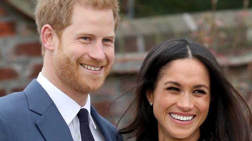 Prinz Harry und Meghan Markle bei der Verkündung ihrer Verlobung 2017