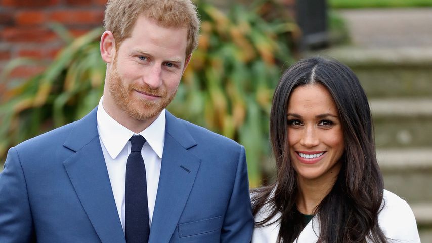 Prinz Harry und Meghan Markle in den Sunken Gardens